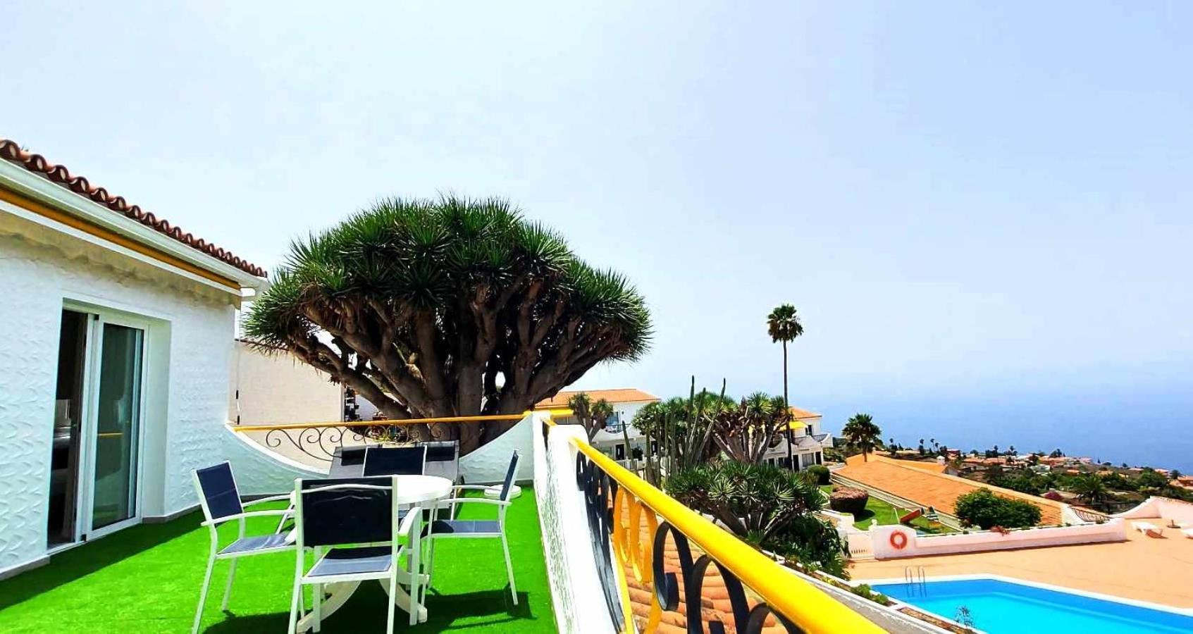 Acogedora Vivienda En Tenerife Con Vistas& Piscina Tacoronte Buitenkant foto
