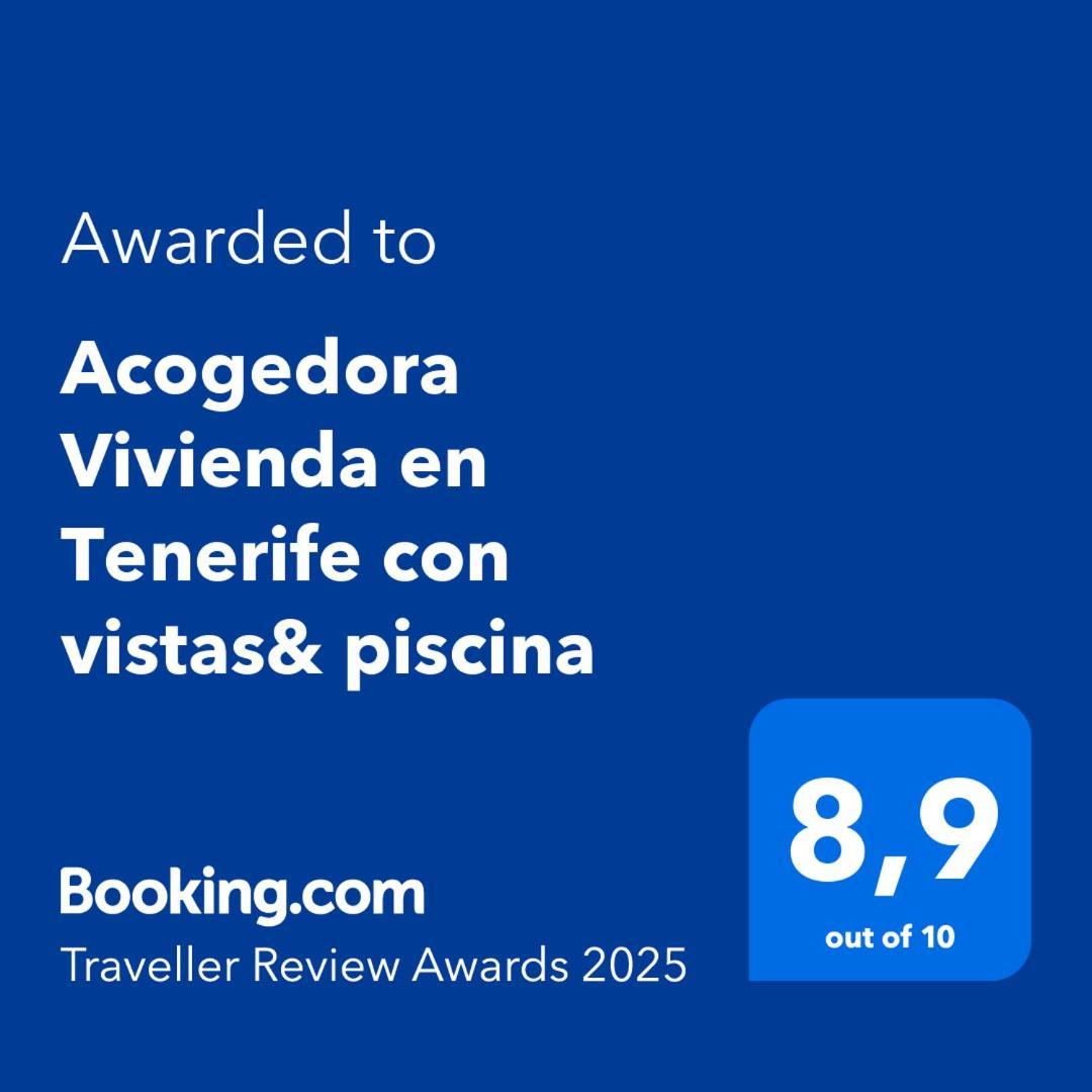 Acogedora Vivienda En Tenerife Con Vistas& Piscina Tacoronte Buitenkant foto